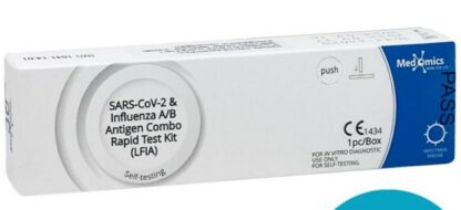 Ref. 009 (3) - Medomics Test Combo Gripe Covid-19, Gripe A y Gripe B 500 Uds.